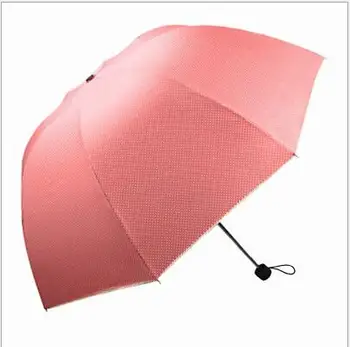 

Brand Umbrella Rain Women Folding Paraguas Plegable Pink Umbrellas