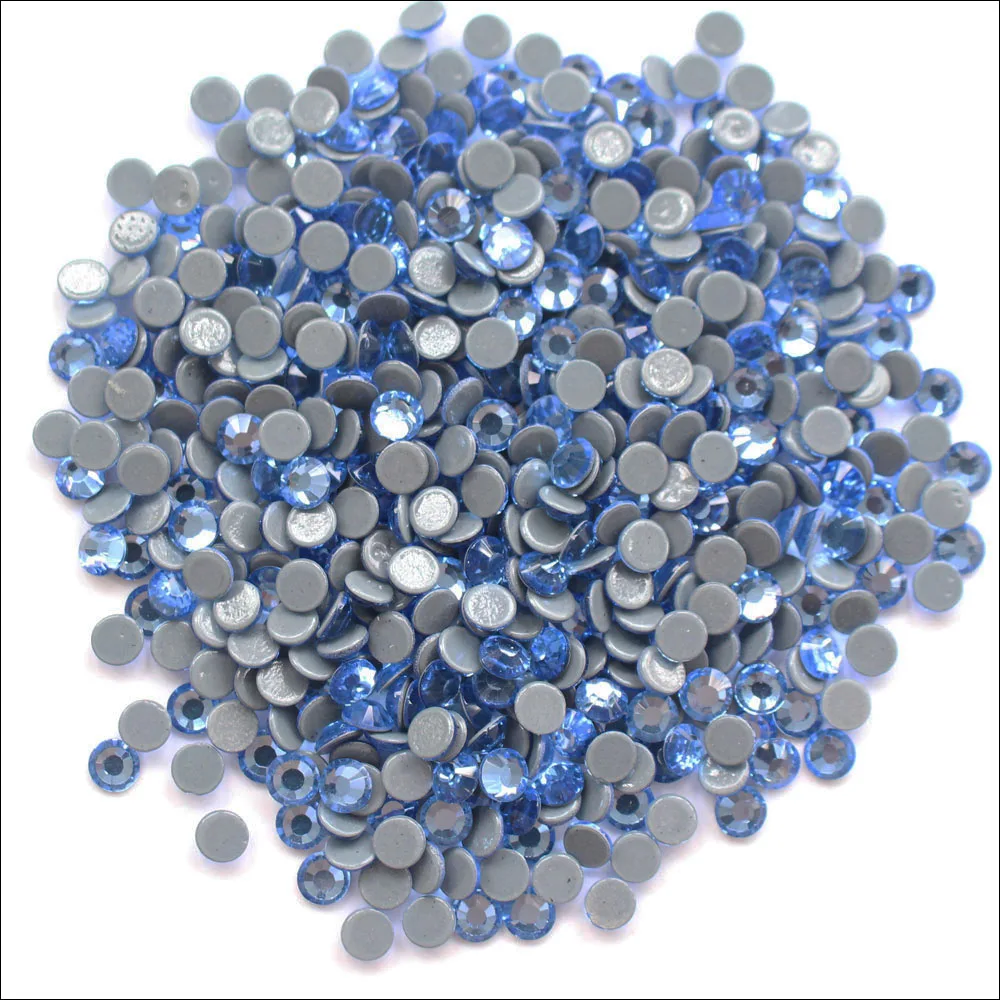 promotion loose rhinestone hotfix flatback hot glue on crystals 1440pcs