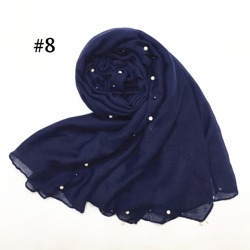 2018New дизайн; модная симпатичная плотная однотонная плиссированная морщин хиджаб шарф из вискозного шелка мусульманская шаль 180*90 см шарфы больших размеров обертывания