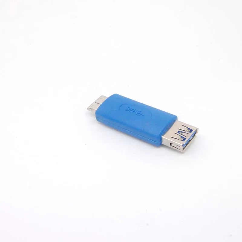 10 قطعة premium usb3.0 الأنثى إلى مايكرو usb3.0 الذكور وتغ المقرنة محولات