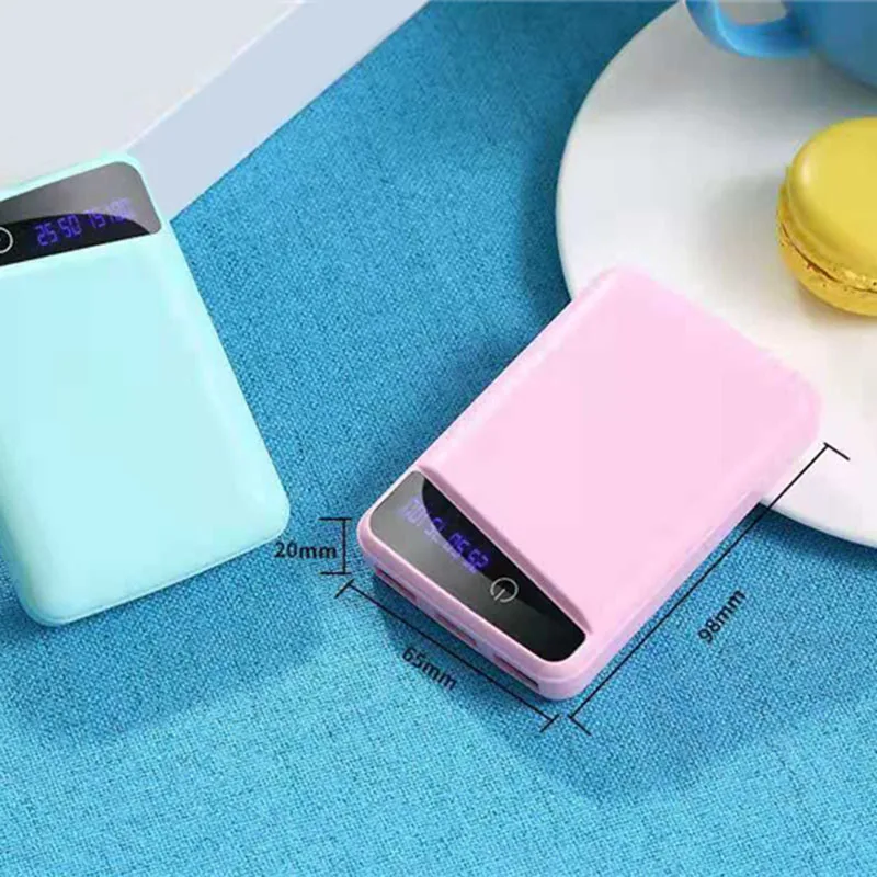 Мини Портативный Pover Bank Внешняя батарея для телефона зарядное устройство 3 шт. 18650 крышка батареи DIY 3USB для Xiaomi iPhone X huawei P20