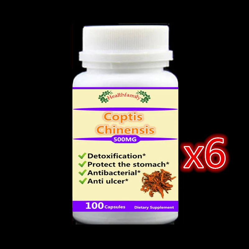 

Control Blood Sugar,Berberine Supplement,reduce cholesterol,remove heat,Coptis chinensis,huang lian - 100pcs/bottle