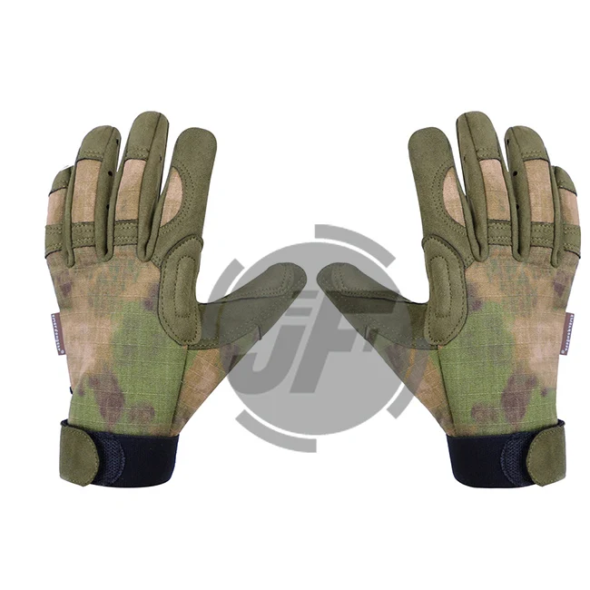 EmersonGear Тактические Легкие Перчатки с полным пальцем EmersonGear штурмовые легкие камуфляжные перчатки охотника на любую погоду - Цвет: AT-FG