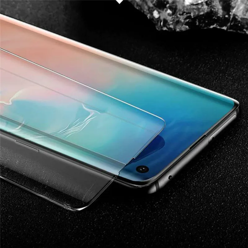 Защитное стекло 9H для Samsung Galaxy S10 / Plus противоударное закаленное защитное экрана