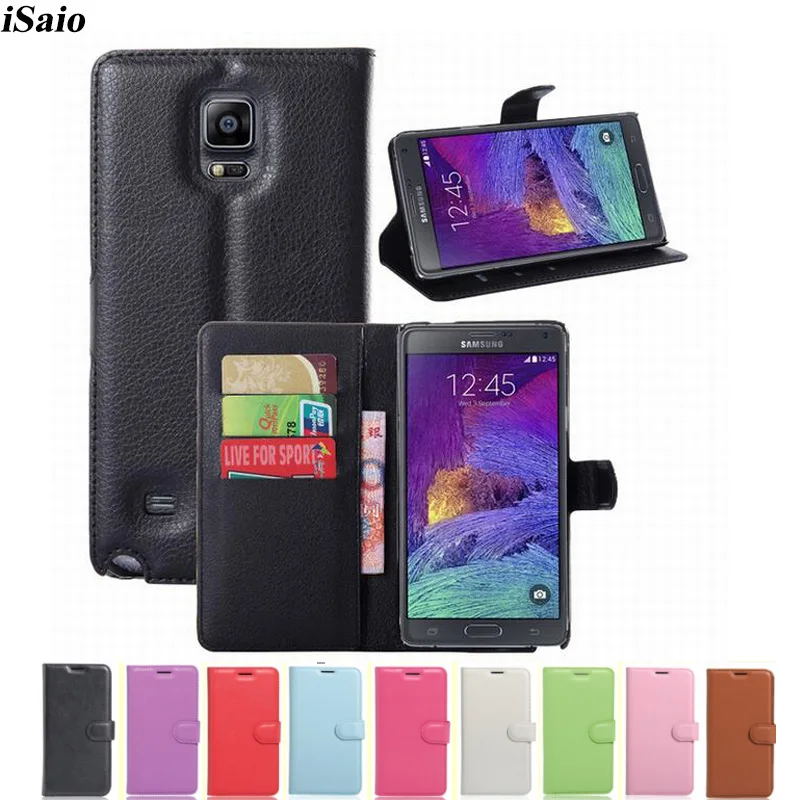 Чехол-кошелек для Samsung Galaxy Note 4 Note4 N9100 N910F N910C кожаный чехол с откидной крышкой и