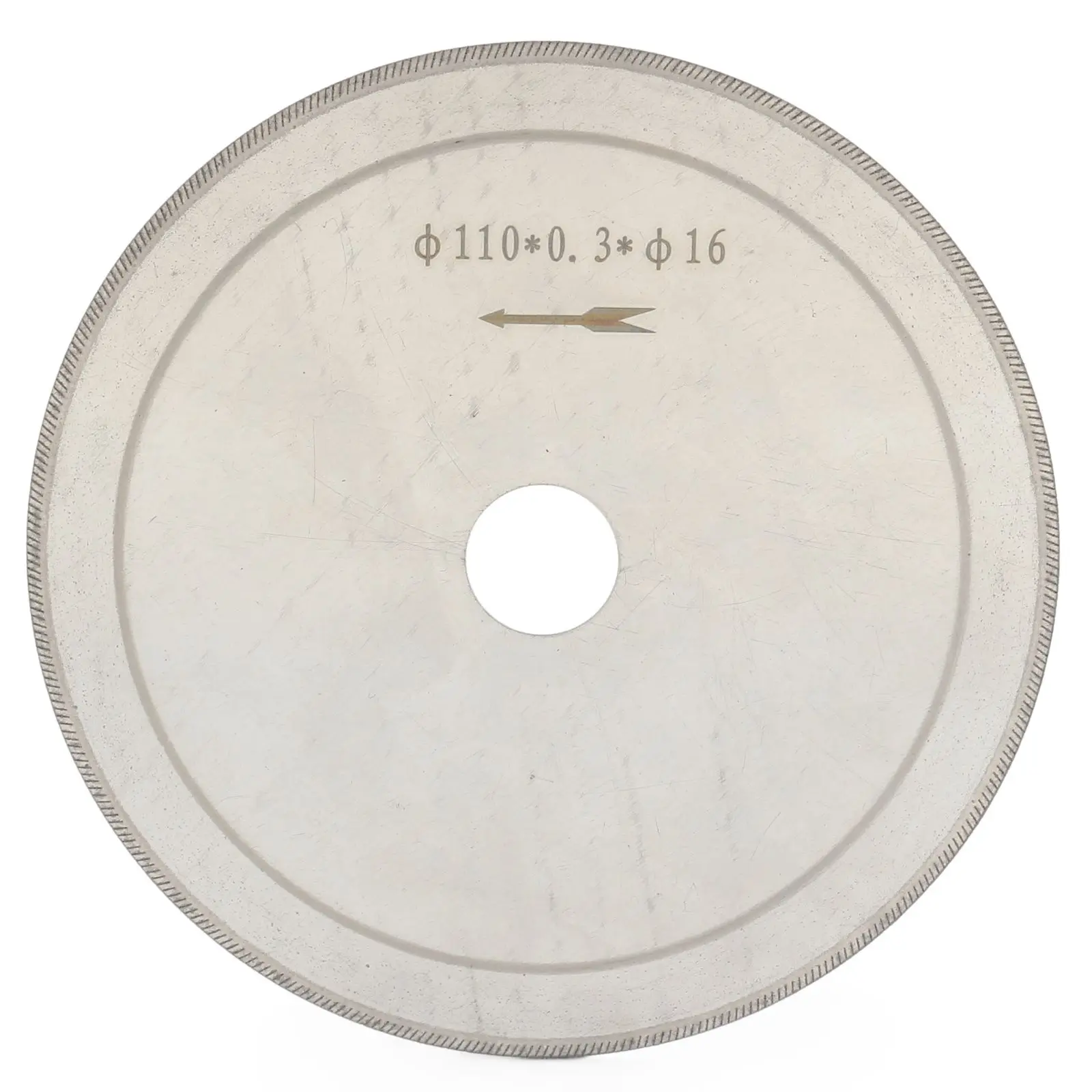 2Pcs 4 1/2" 110 mm Ultra thin Lapidary Diamond Saw Blade Cutting Disc 5/8" Arbor ILOVETOOL
