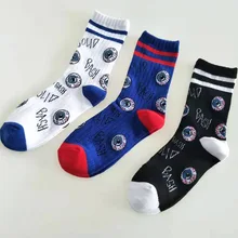 SP& CITY/женские Носки с рисунком в виде забавных глаз, 3 пары, хлопковые носки унисекс, цветные носки с надписью Happy, модные персональные удобные хипстерские носки