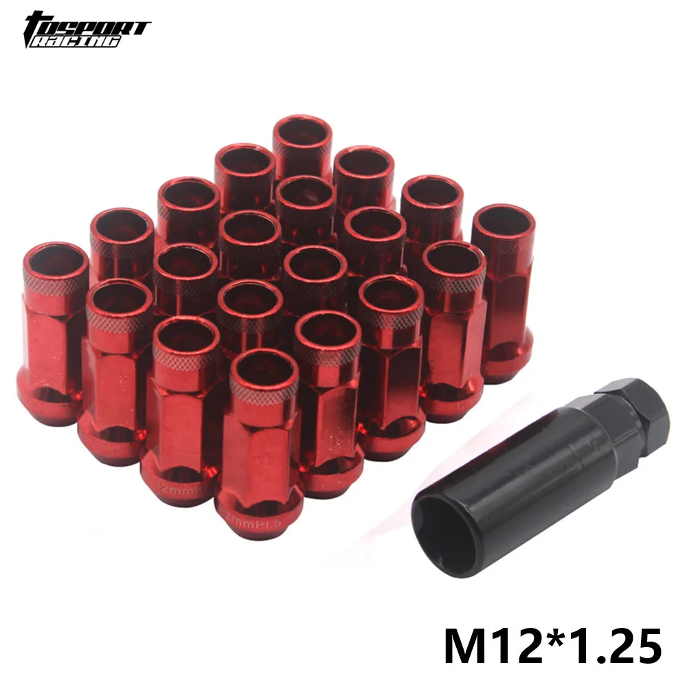 MT V48 Сталь ЖЕЛУДЬ Rim Расширенный Open End колеса гонки гайки M12X1.25 золото - Название цвета: TU-NUTV48-1.25RD