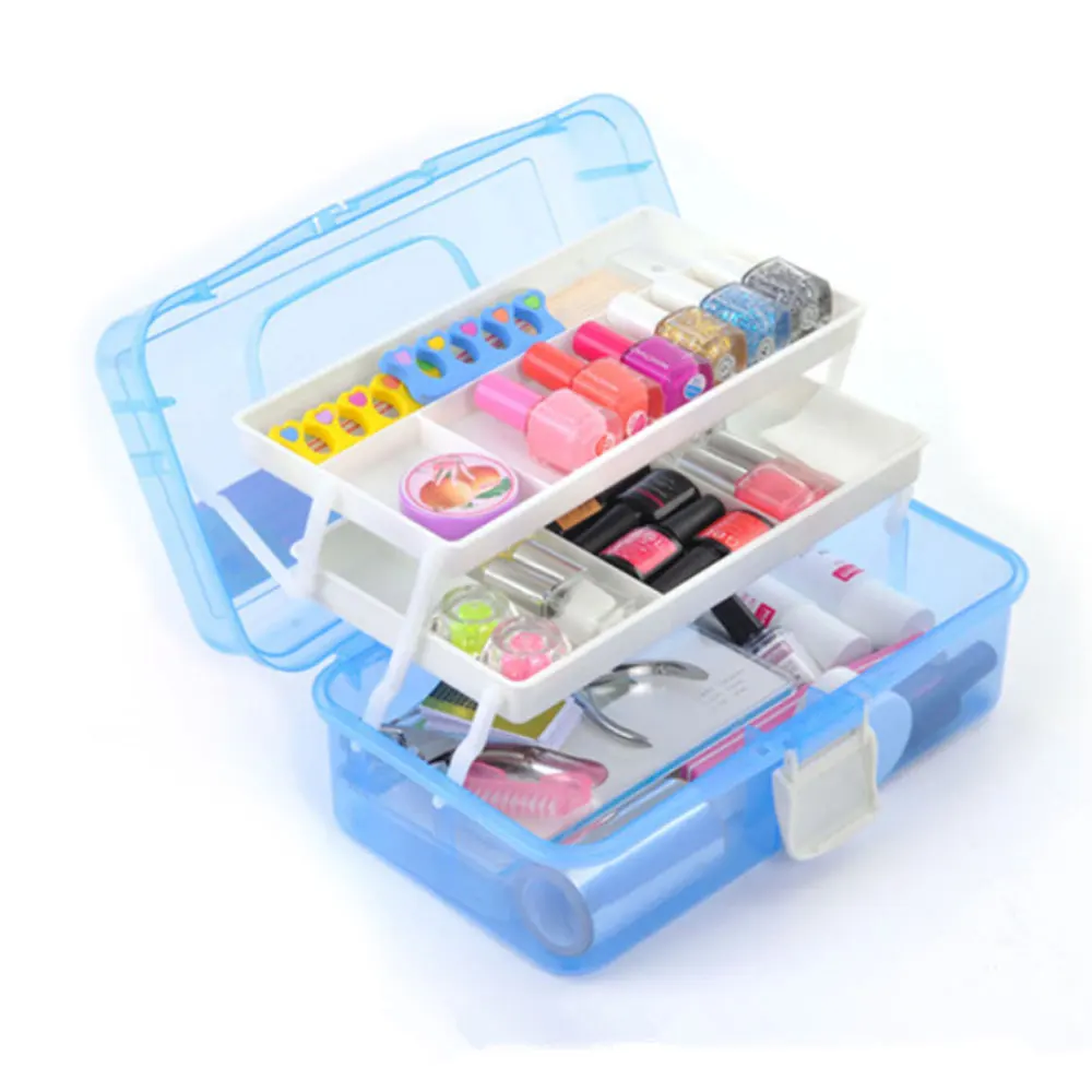 NOQ Nail Polish Case Organizer Nail Art Tool Acrylic Makeup Storage