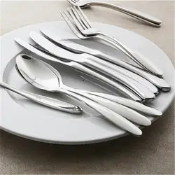 KINGLANG Западная посуда полный набор столовых приборов Европейский стейк основной ножи нержавеющая сталь вилы ложка
