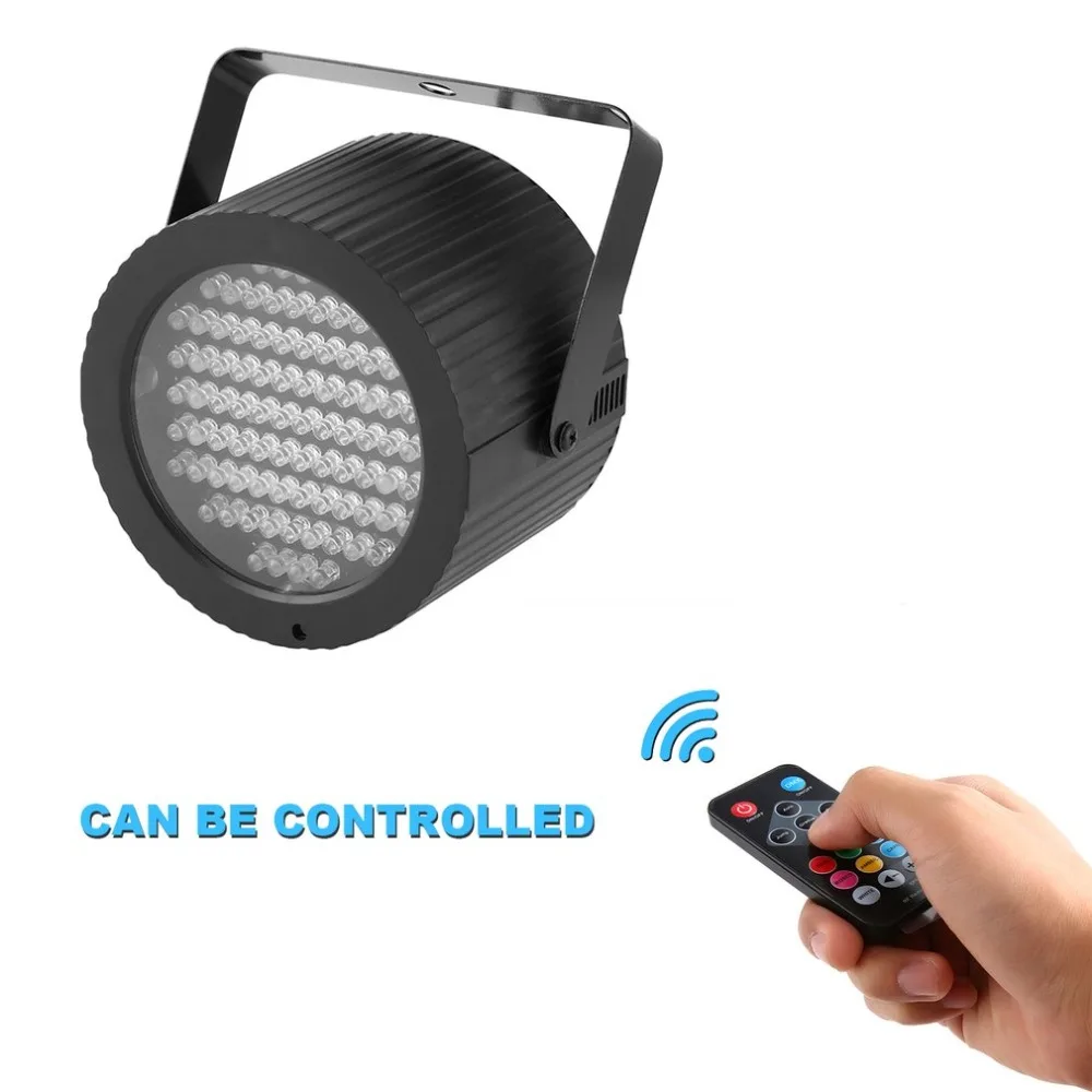 

ICOCO 86 LEDs Stage Light with Remote Controller DMX512 RGB Strobe Light Party Light for Disco Bar Show Pub KTV DJ Lights