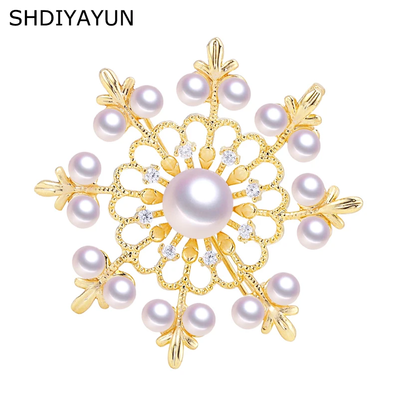 SHDIYAYUN 2019 Жемчужная Брошь для женщин множество жемчужин круглые Броши Булавки