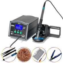 YIHUA950 паяльная станция 150 Вт Высокая частота вихревой ток бессвинцовый сварочный аппарат платформа Lntelligent сон и пароль Lo