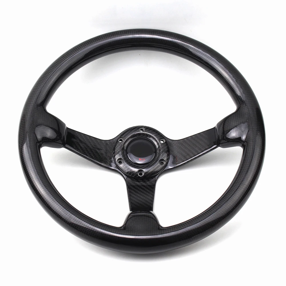 

Universal 13.5inch 340mm Real Carbon fiber Black Racing Steering Wheel