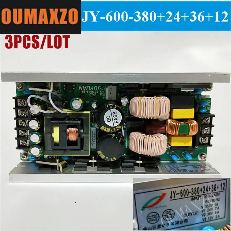 

3pcs/lot 600W Multi-output Constant Voltage DC12V DC24V DC28V DC36V Power Supply Current 380v For Stage Moving Head 15R 16R 17R