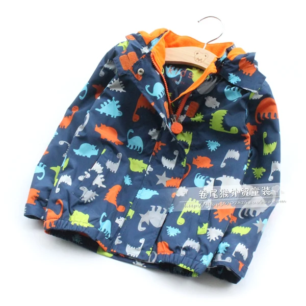 

children/kids/boys windproof jacket, windbreaker set, dinasour fleece lining jacket
