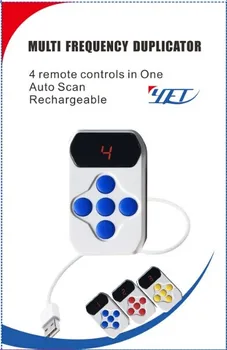 

Super function Multi-frequency remote control duplicator auto scan frequency range 300 - 868mhz battery rechargeable