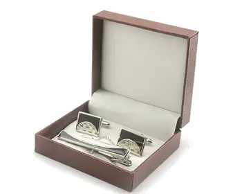 

High Quality Tie Clip Cufflinks With Gift Box Set Men Tie Shirt Cufflinks Tie Clip Wedding Jewelry Accessory Wholesale 10sets