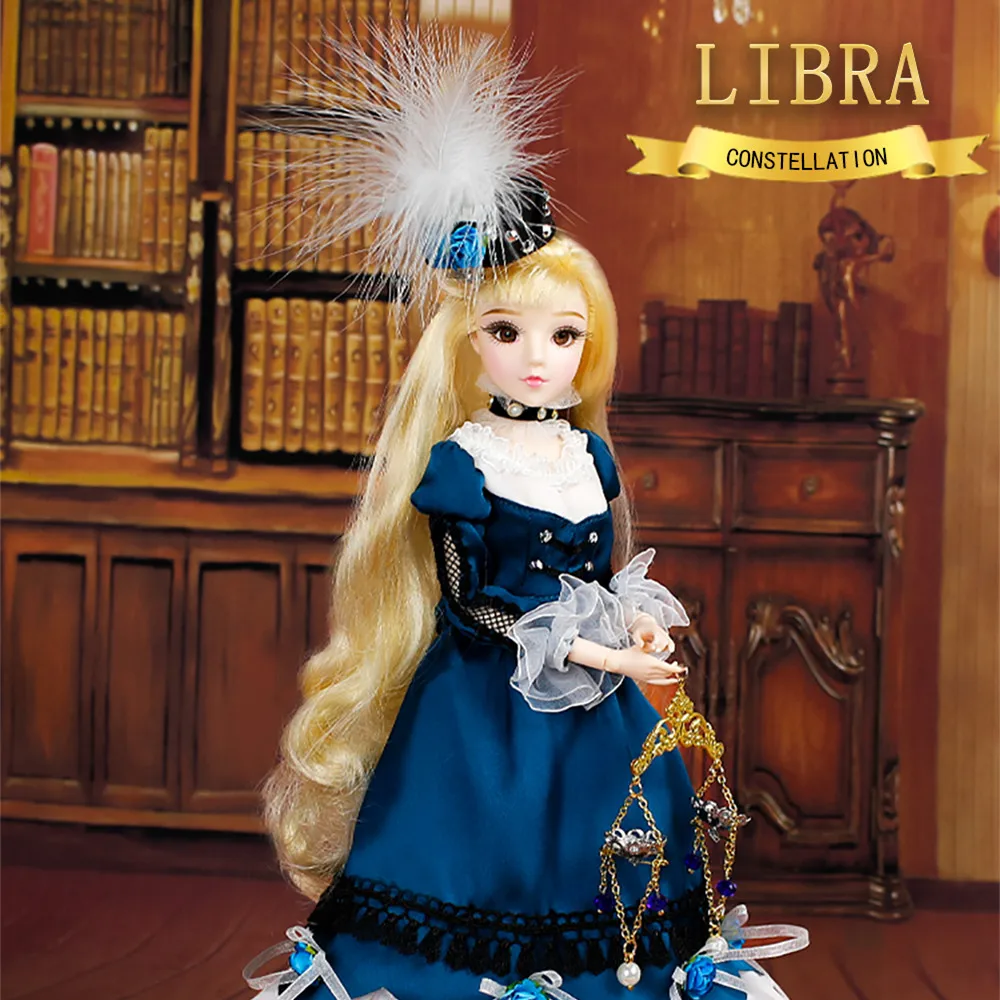DBS BJD игрушка шарнирное тело 12 созвездий весы с наряд Сапоги стенд детская девочка