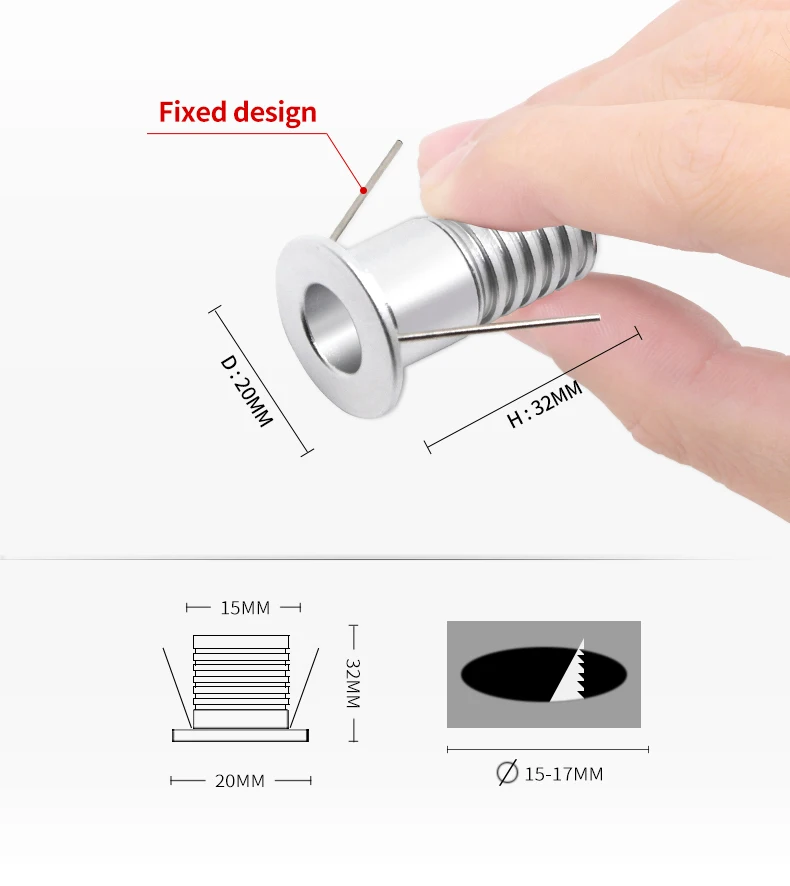 Пятно винный шкаф 2 Вт маленький LED-светильник светодиодный Встроенный потолочный Гостиная Скрытая 12 V-24 V Мини светодиодный светильник выреза для прожектора