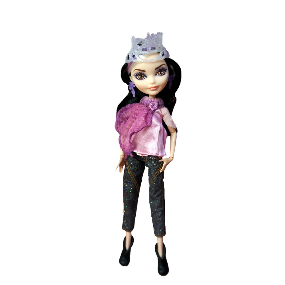 Rosana/Одежда для куклы Monster High, повседневная одежда, костюм, вечерние костюмы, юбка, кофта и штаны, штаны, наряд, аксессуары для кукол - Цвет: Grey trousers set