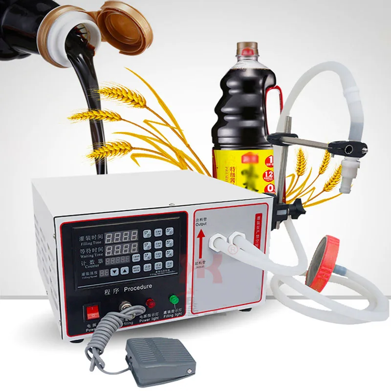 

High Quality 1-17000ml Liquid Beverage Liquid Filling Machine Digital Control Panel Oil Perfume Milk Bottle Filling Machine