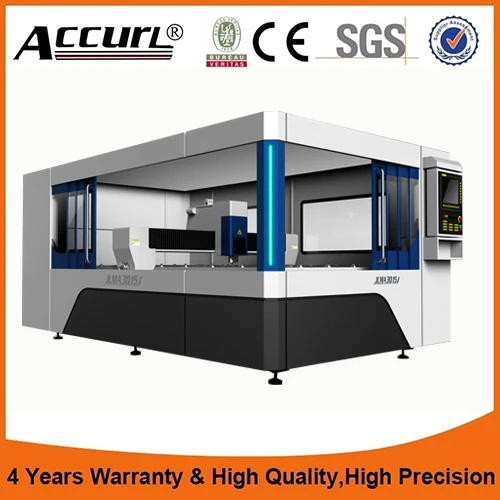 

China Accurl 500W Metal fiber laser cutting machine for metal sheet cutting