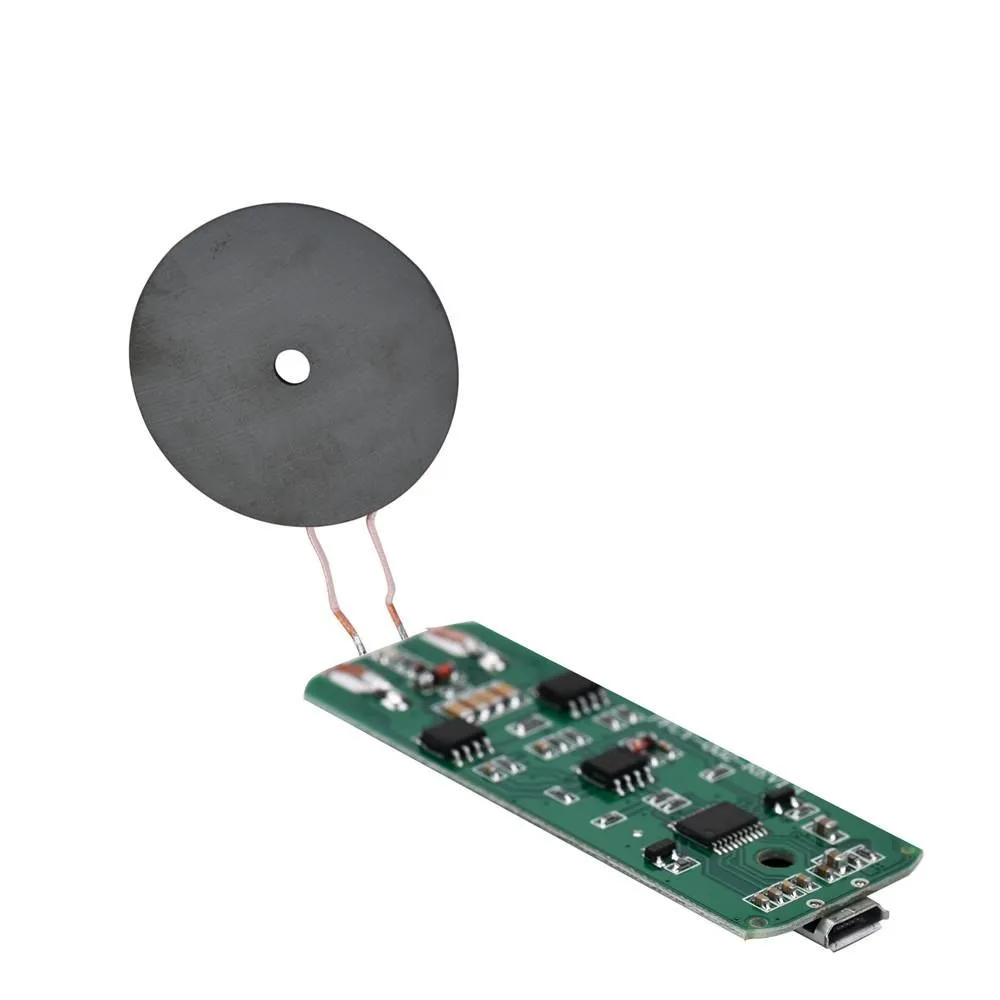 

Qi Wireless Charger PCBA Circuit Board Coil Wireless Charging Micro USB Port DIY quick charge