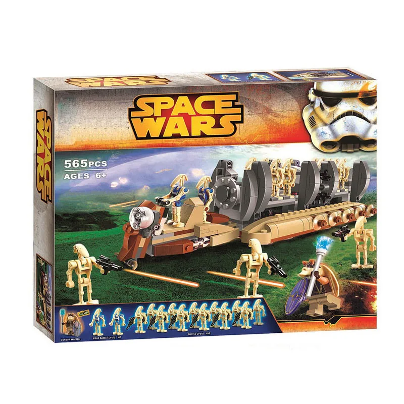 

NEW Building Blocks 10374 Star Space Wars Figures Battle Droid Troop Carrier Compatible with 75086 DIY Toy Toys Gift