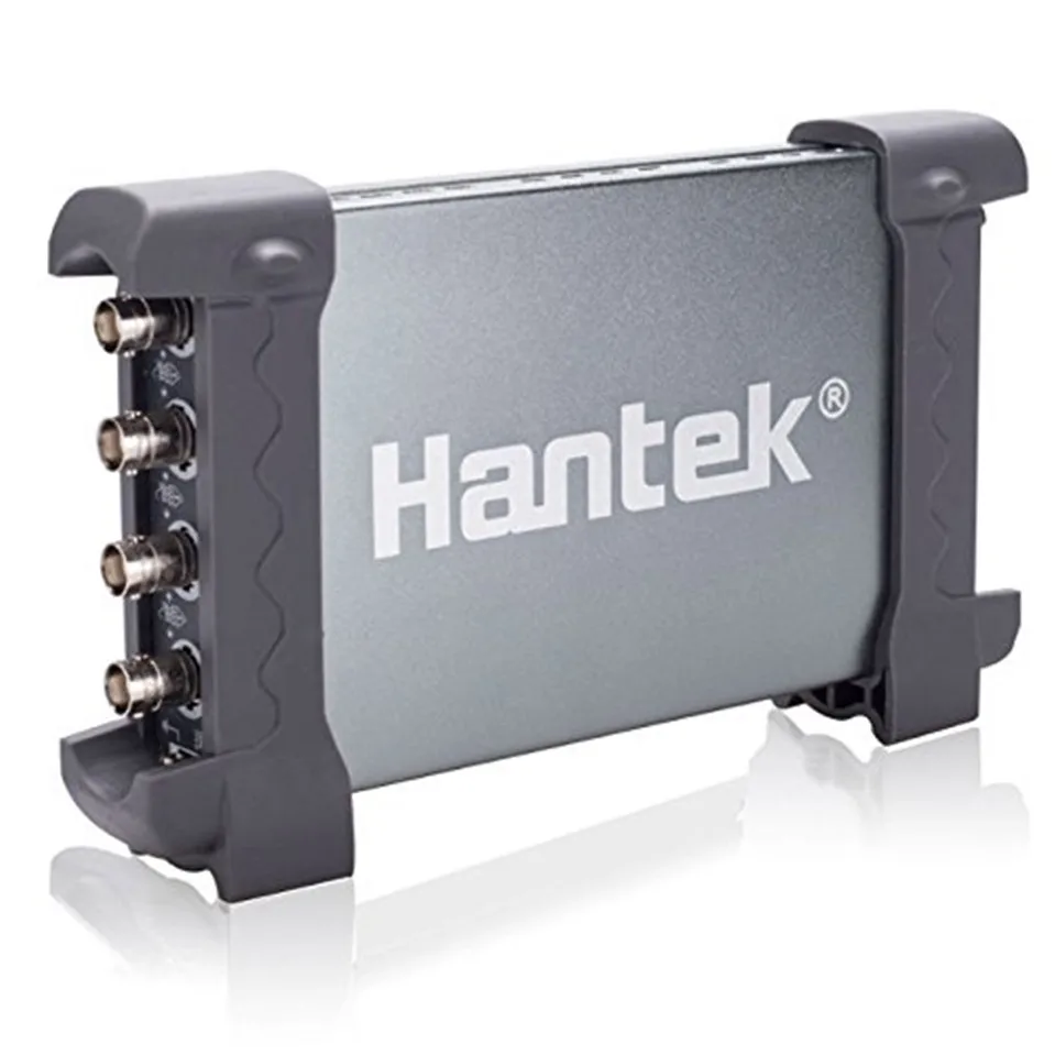 Hantek Осциллограф портативный 6204BE USB осциллограф PC 200 МГц 4 канала 1Gsa/s цифровой Osciloscopio автомобильный детектор