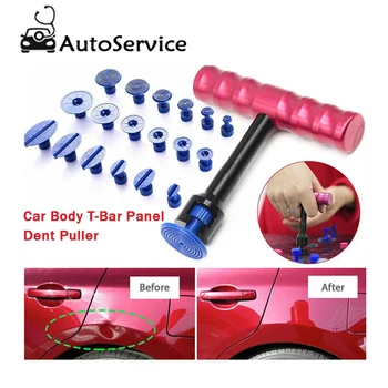 

Car Body DIY PDR Tools Dent Puller Kit Paintless Dent Repair Tools Dent Removal Mini Hand Lifter Small T-Bar Hand Tool Set