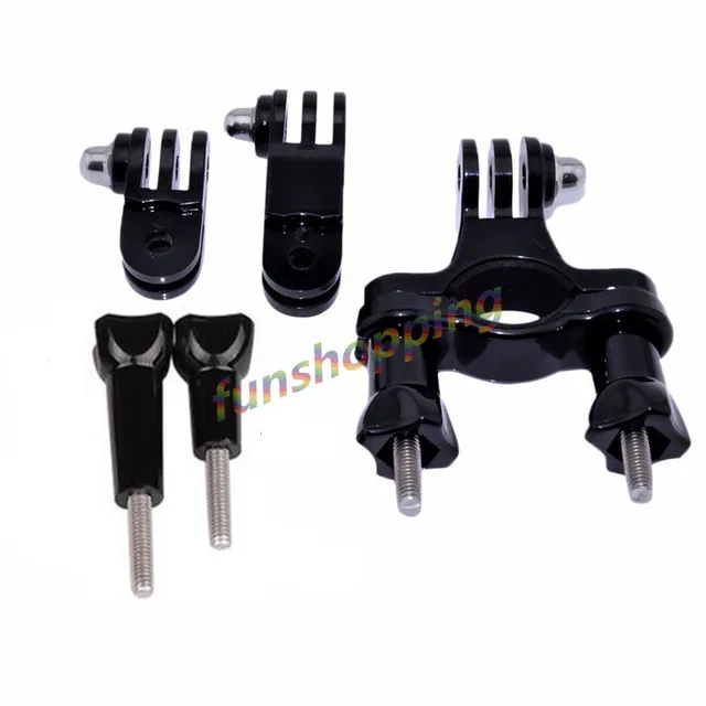For Gopro Accessories Bike Bicycle Motorcycle Mount Handlebar Mount Adjust Tripod for Go Pro Hero 3+ 4 5 Xiaomi Yi II 4K Sjcam S