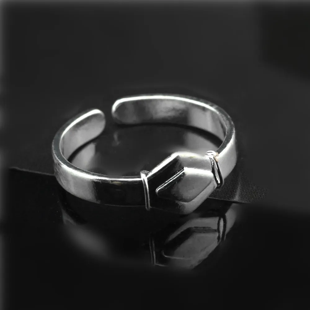 925 Sterling Silver Opening Ring Unique Hand rotating Open ended Ring ...