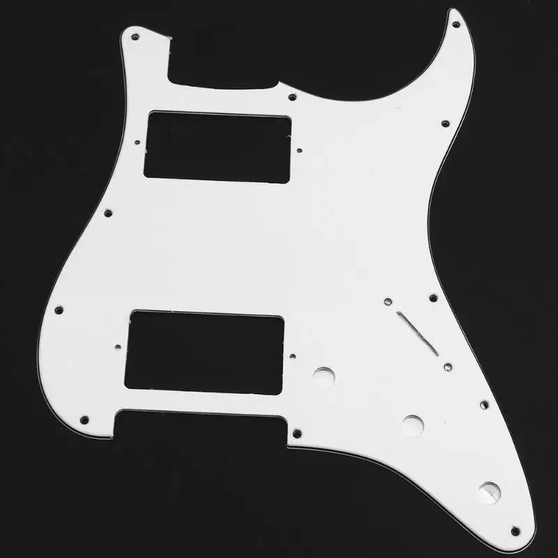 1 шт. 3ply Strat Pickguard с HH макетом электрогитары части панели музыкальный инструмент части Аксессуары для гитары