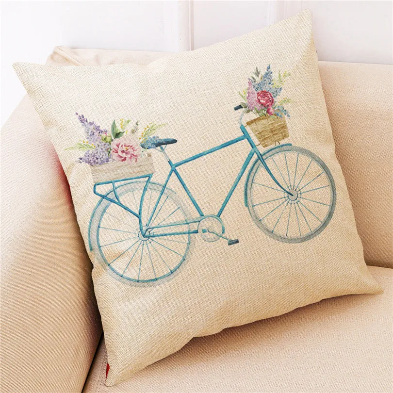 New Hello Spring Throw Pillowcase Pillow Cases Linen Soft Square Cushion Pillow Cover Home Drop Shipping #3M01 (6)