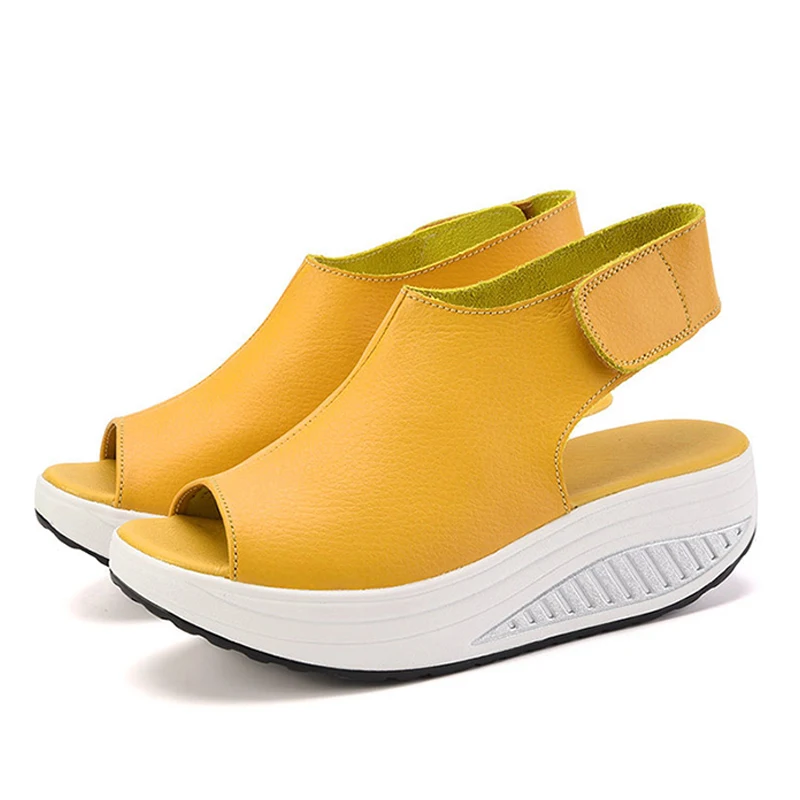 Cuculus/ г.; летние женские босоножки на платформе и высоком каблуке; эластичная обувь; босоножки; удобная обувь для мам; ; CC-017