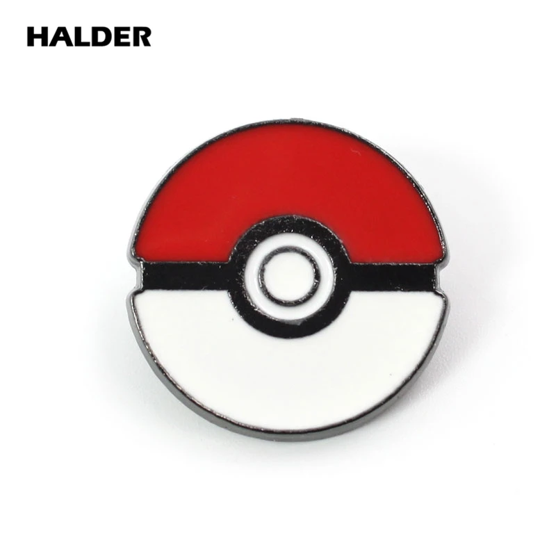 BR0016 аниме halder Pokemon Pocket Monsters модные ювелирные изделия бросок poke Броши с шариком ASH KETCHUM булавки Нагрудный значок аксессуар подарок