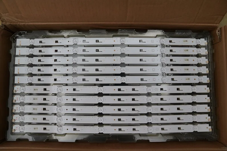 

(New kit) 10 PCS/set LED backlight strip LM41-00116J LM41-00116H for SAMSUNG 2015SONY55 FCOM-05-LEFT Right XBR-55X700D