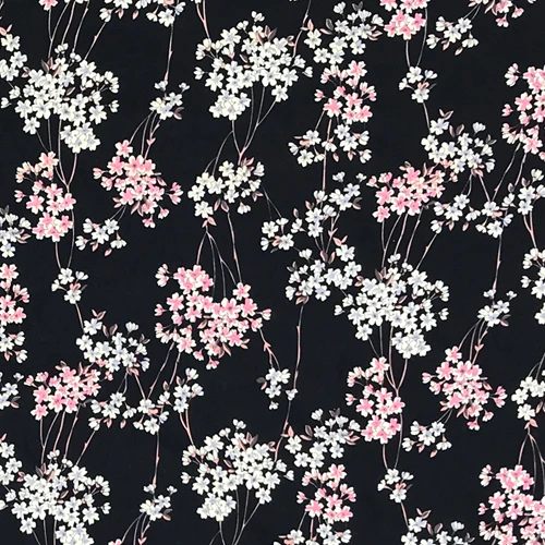 1254 45 De Réduction100x140 Cm Style Japonais Fleur De Cerisier Fleur De Prunier Coton Tissu Pour Femme été Kimono Costumes Tissus Robes Diy