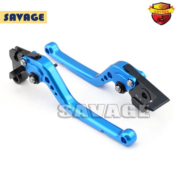 

For SUZUKI GSXR1300 DL1000 GSX1400 GSX650F GSF1200 GSF1250 BANDIT Motorcycle CNC Billet Aluminum Long Brake Clutch Levers Blue