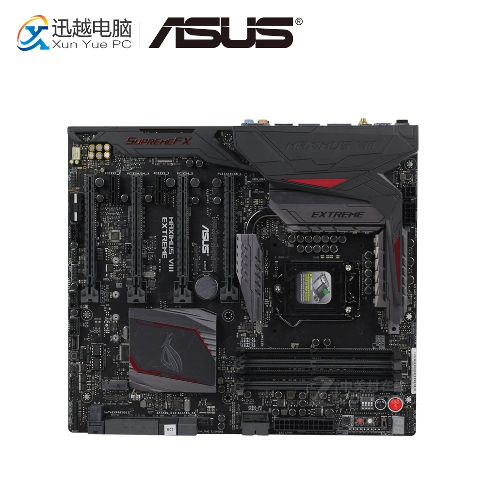 

Asus MAXIMUS VIII EXTREME Desktop Motherboard Z170 Socket LGA 1151 For Core i7 i5 i3 DDR4 64G M.2 E-ATX Original Used Mainboard