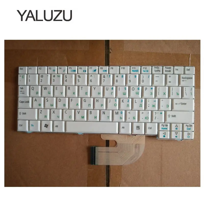Русская клавиатура для ноутбука Acer Aspire One ZG5 D150 A150 A150L ZA8 ZG8 D210 D250 A110 Emachines EM250 RU белая