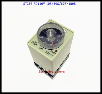 

5 sets ST3PF Power Off Delay Timer 110VAC 0-10/30/60/180S second ST3 Time Relay AC 110V 10S 30S 60S 3M 8Pin w PF083A Socket Base