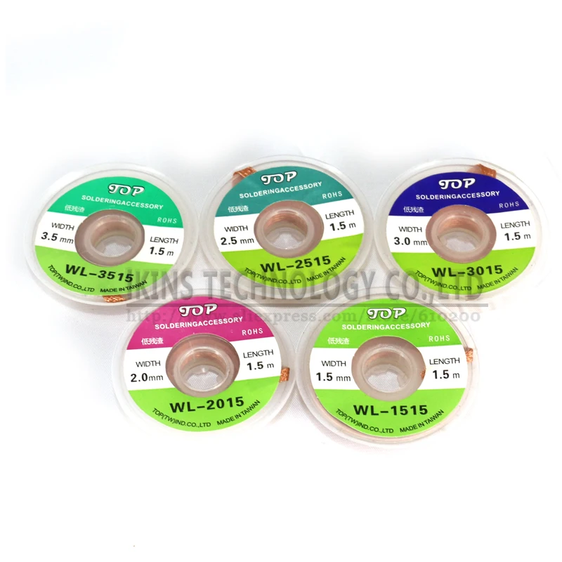 5 pcs/lot Brand WL BGA soldering wick Solder wick BGA Desoldering Wire