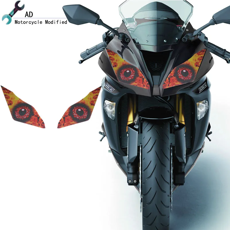 Для Kawasaki Ninja 250 защита фар наклейка голова свет пленка лампа Ninja250 фара Трансмиссия