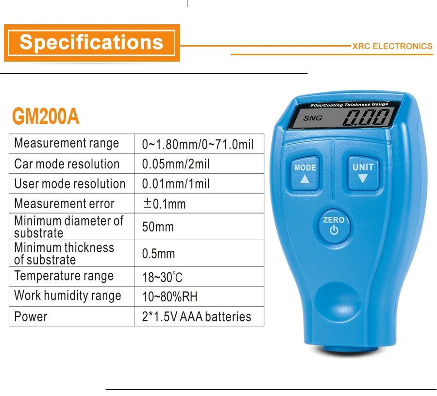 Thickness gague GM200A  blue (5)