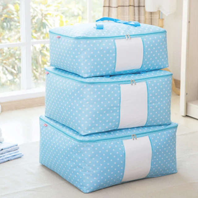 Oxford Quilt Storage Bag Large size Comforter Container Home Storage