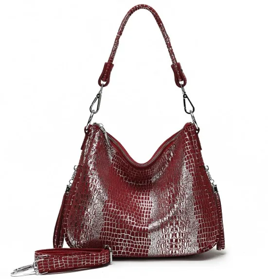 Arliwwi натуральная кожа блестящие женские серебряные аксессуары сумка мягкая замша кожаные сумки дамские - Цвет: 7