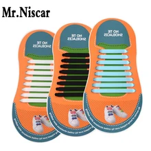 Mr. Niscar/Новое поступление; креативные шнурки унисекс для отдыха; повседневная спортивная обувь; силиконовые шнурки; эластичные шнурки для обуви для взрослых