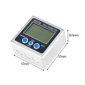 

Digital Inclinometer Protractor Angle Level Box With Three Magnets Base PRO 360 electronic protractor